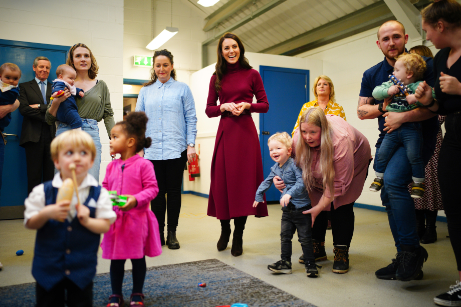 Their Royal Highnesses meet locals at The Dracaena Centre 