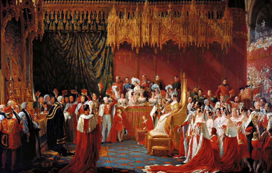 Painting of Queen Victoria's Coronation
