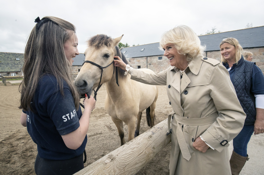 The Queen visits Horseback UK in Aboyne