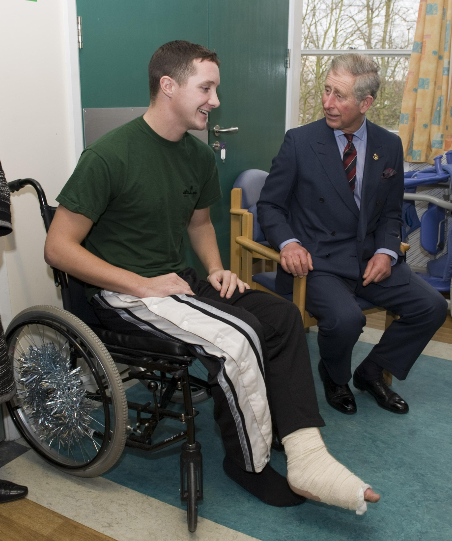 The Prince of Wales at Selly Oak Hospital