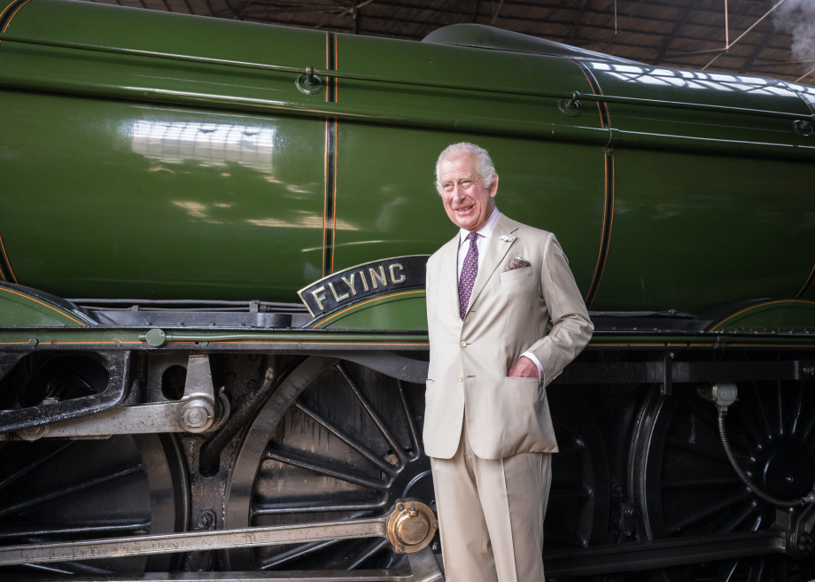 The King with the Flying Scotsman