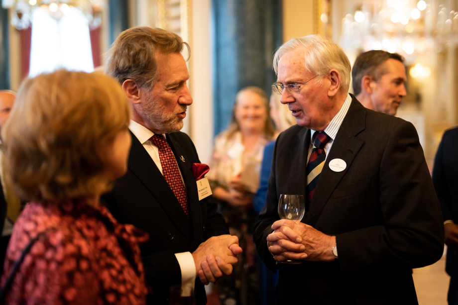 The Duke of Gloucester at a reception for The King's Award for Enterprise
