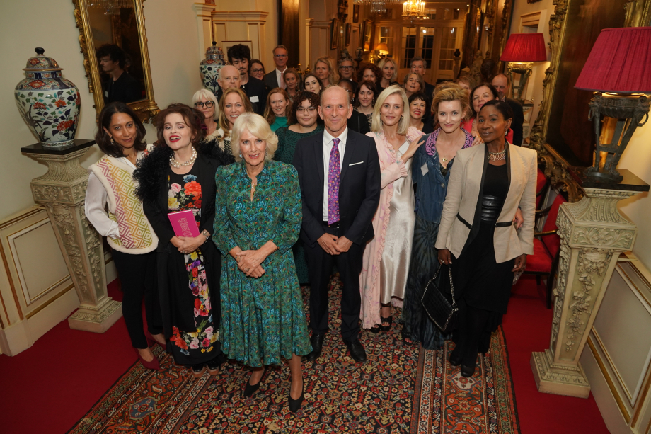 The Queen at a reception for The Forwards Arts Foundation