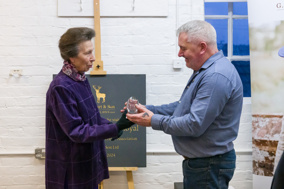 The Princess Royal at the UK Fashion and Textile Association Limited