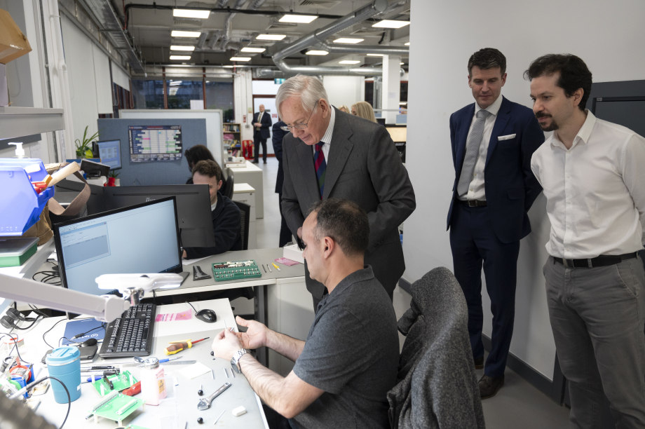 The Duke had the pleasure of meeting Purchasing, Admin, Shipping, Software and Support teams.