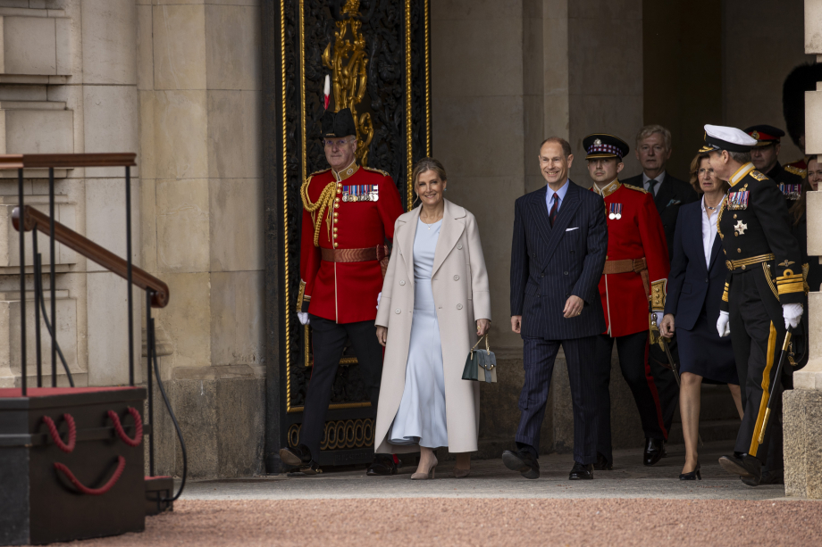 The Duke and Duchess of Edinburgh attend Changing of the Guard