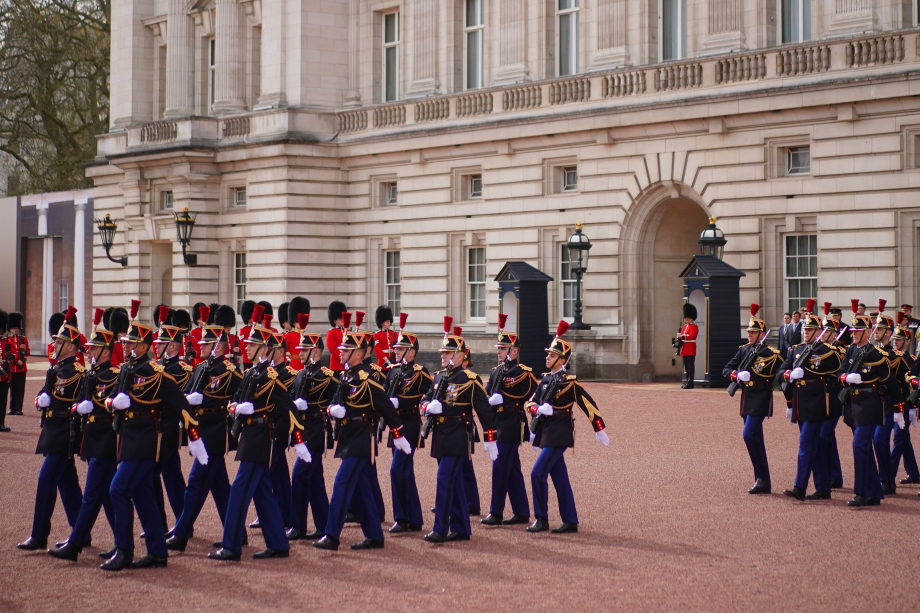 Troops at Changing of the Guards