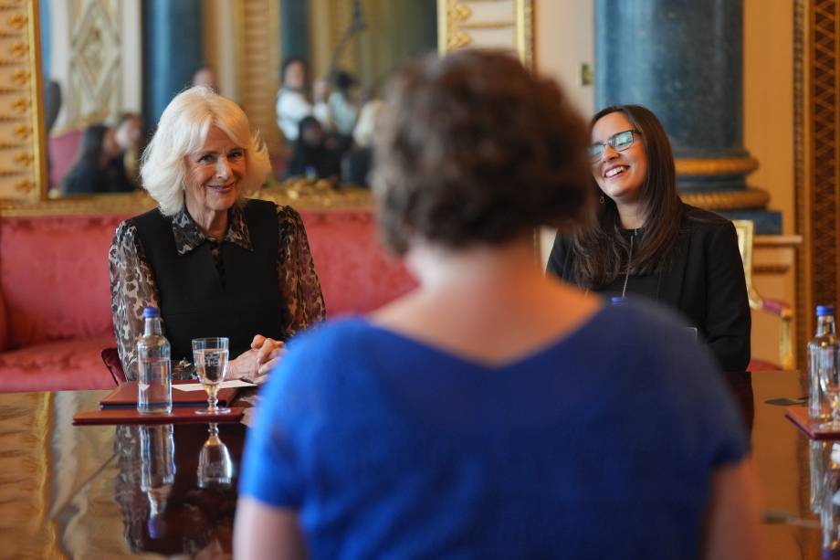 The Queen during a discussion with Changemakers