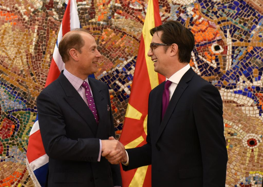 The Earl of Wessex visits North Macedonia