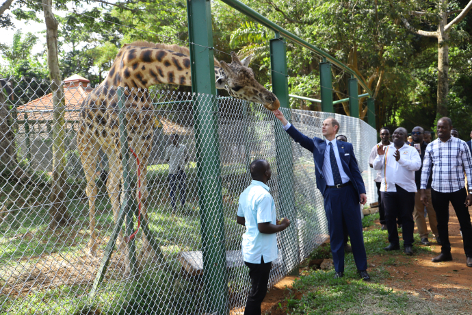 The Duke of Edinburgh in Uganda
