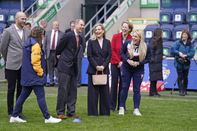 The Duke and Duchess of Edinburgh visit Headingley Stadium, Leeds