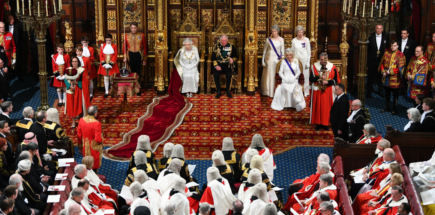 Image result for queen elizabeth opens parliament 2019