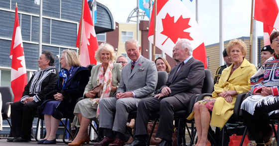 Their Royal Highnesses arrive in Iqaluit