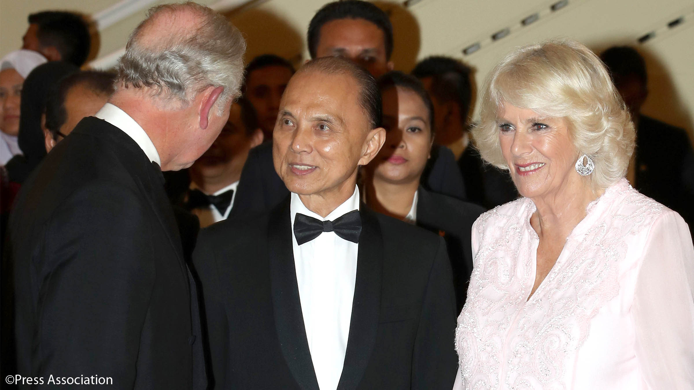 The Prince and The Duchess meet Jimmy Choo at a Gala Dinner