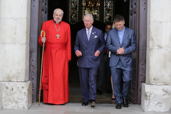 The Prince of Wales visits Christ Church Spitalfields © Daniel Leal-Olivas