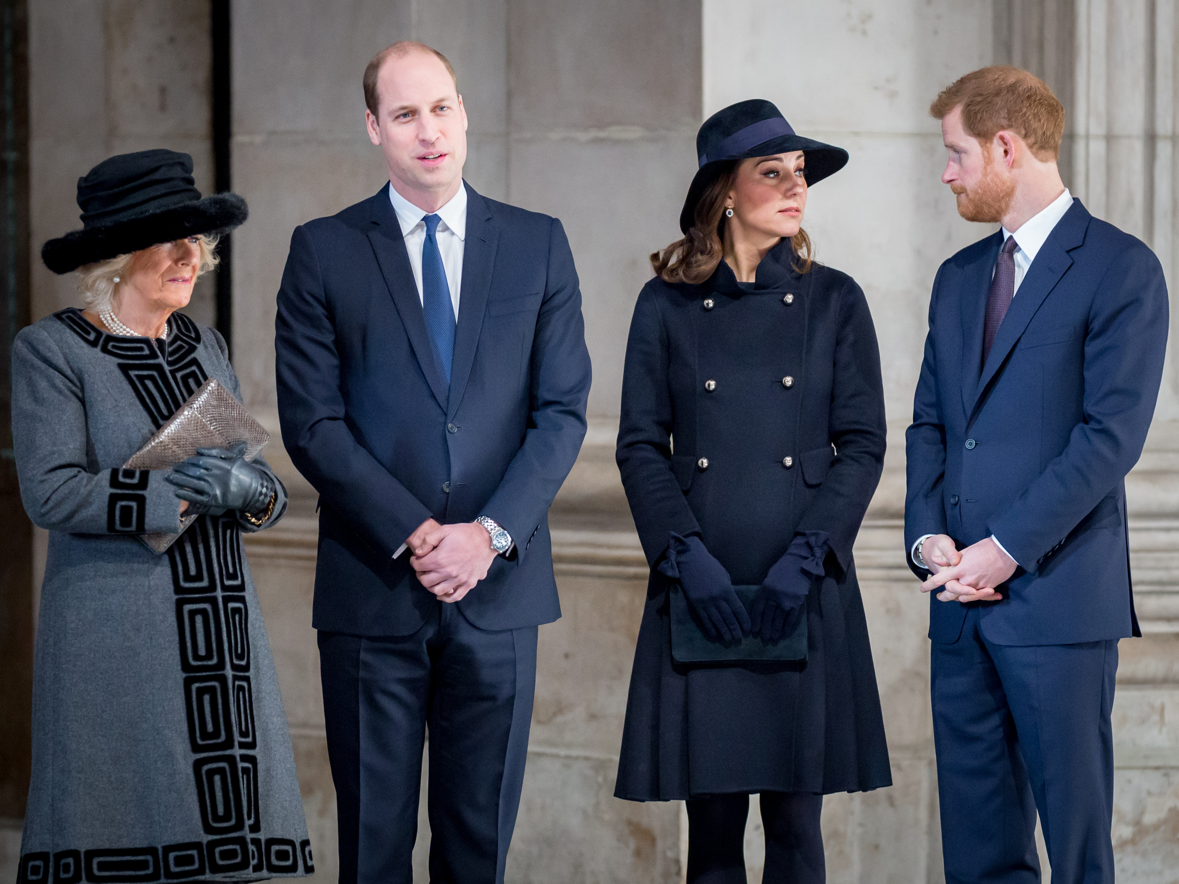 Their Royal Highnesses at the Grenfell Tower fire Memorial Service