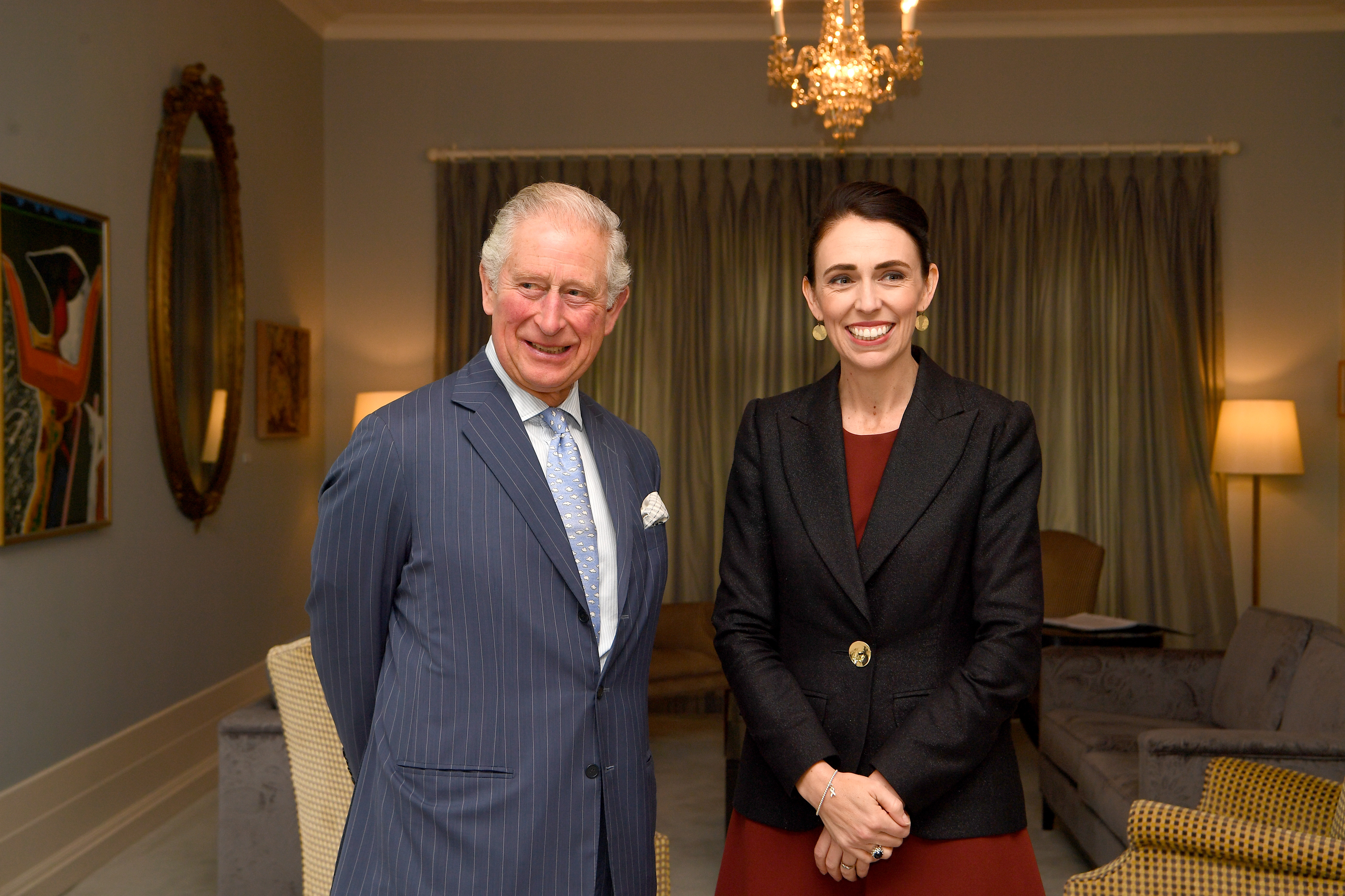 The Prince of Wales with Jacina Ardern