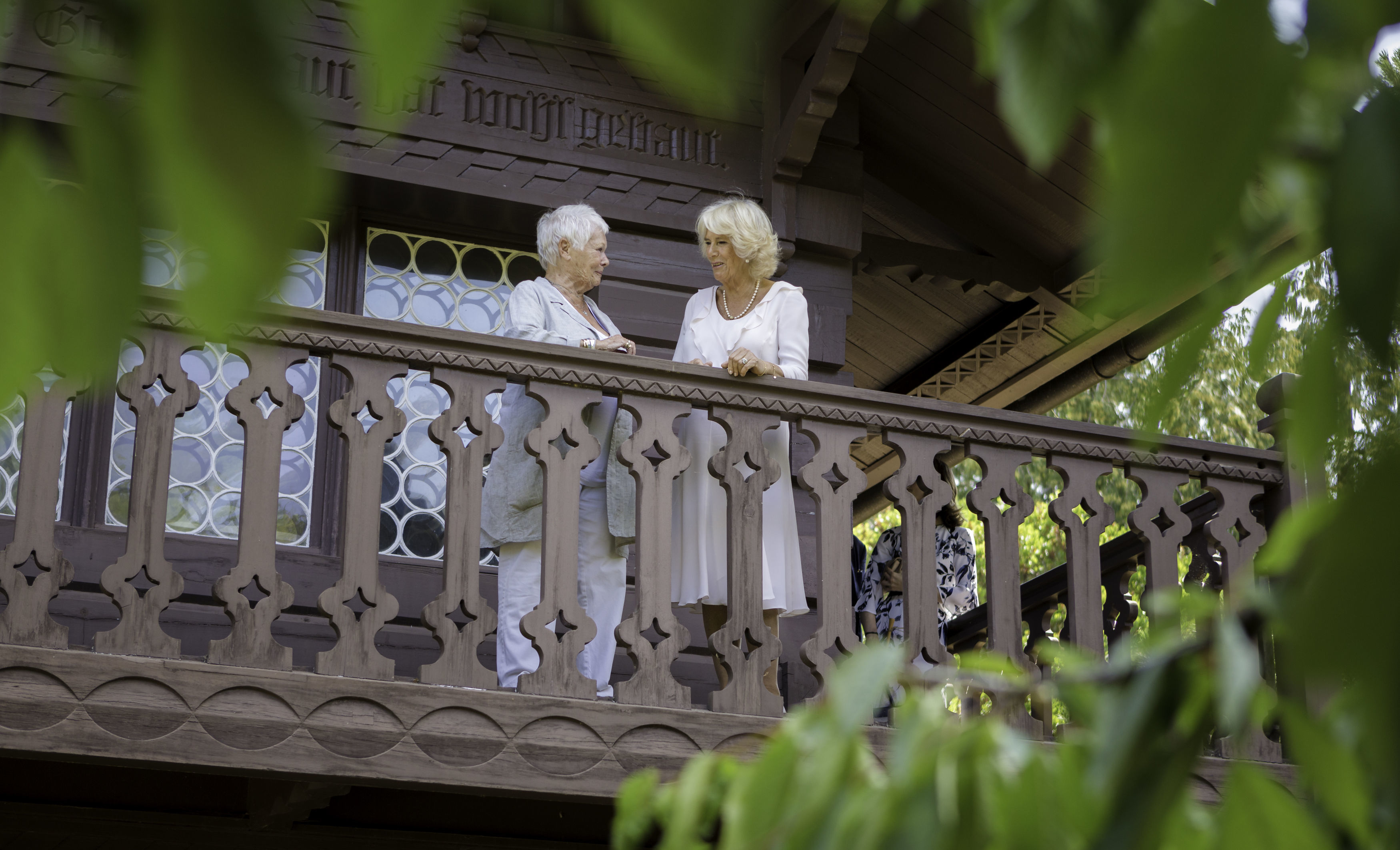 The Duchess of Cornwall visits the Isle of Wight with Dame Judy Dench
