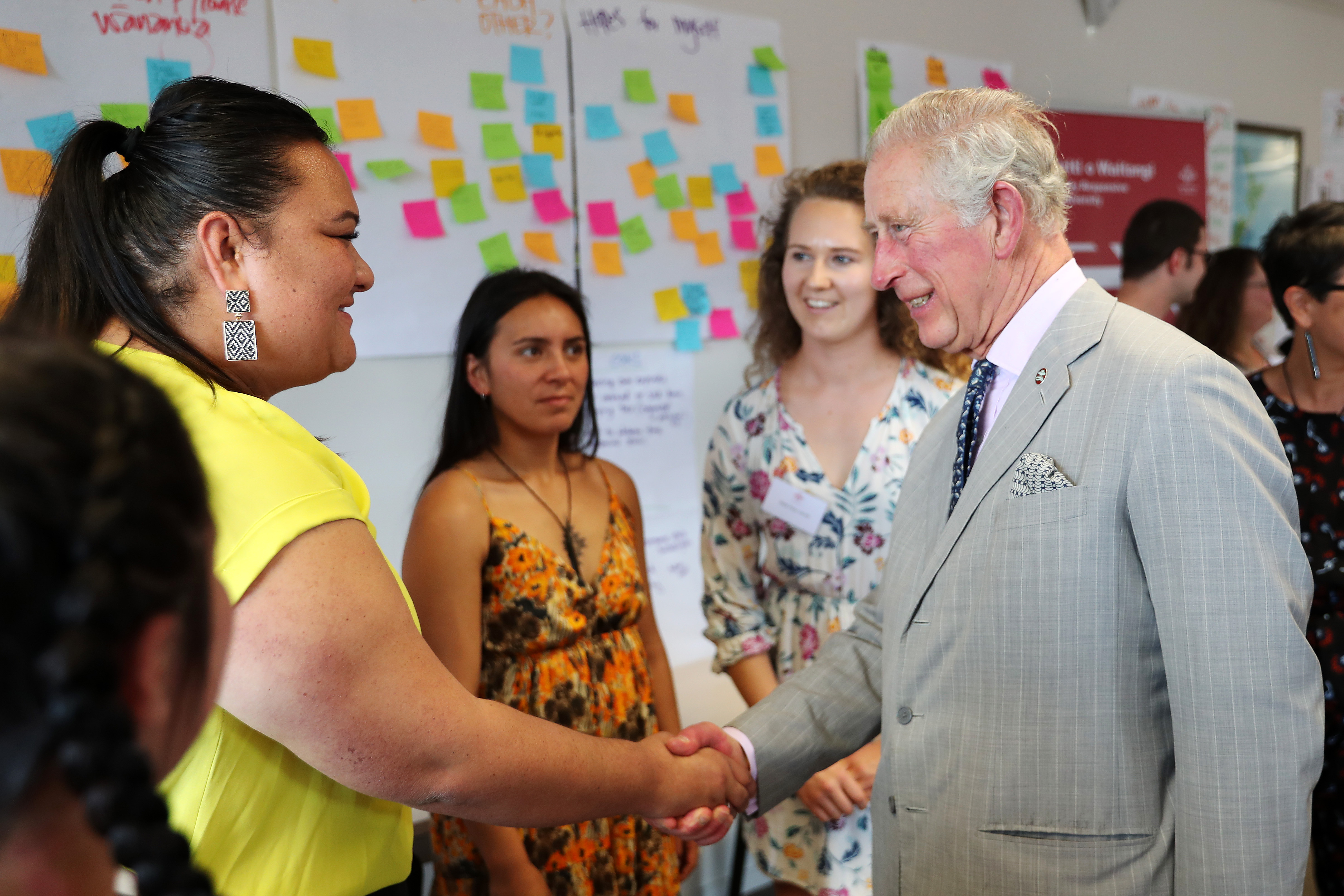 HRH meets young people supported by Prince's Trust NZ 