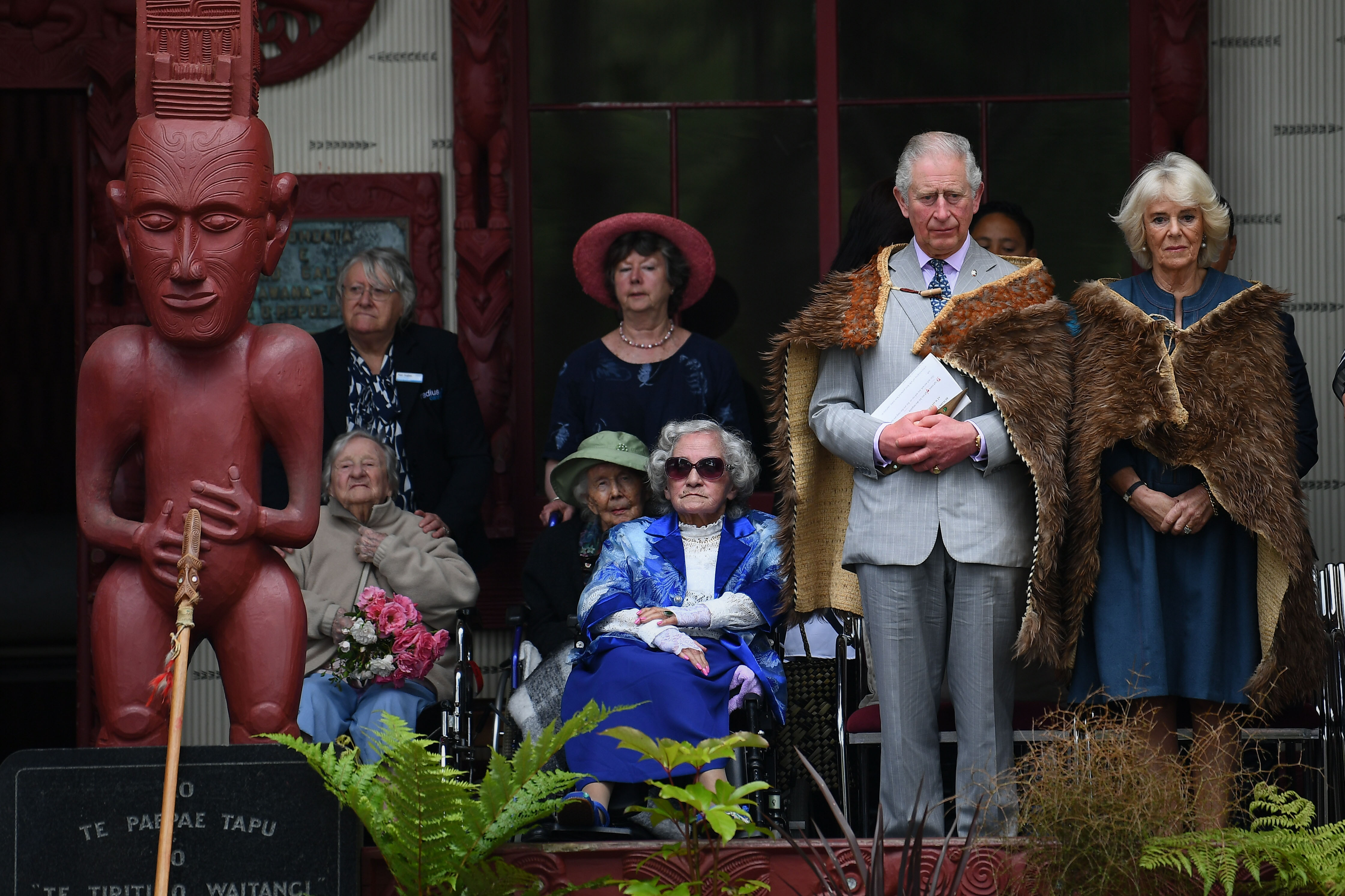 The Prince of Wales and The Duchess of Cornwall at Waitangi Treaty Grounds
