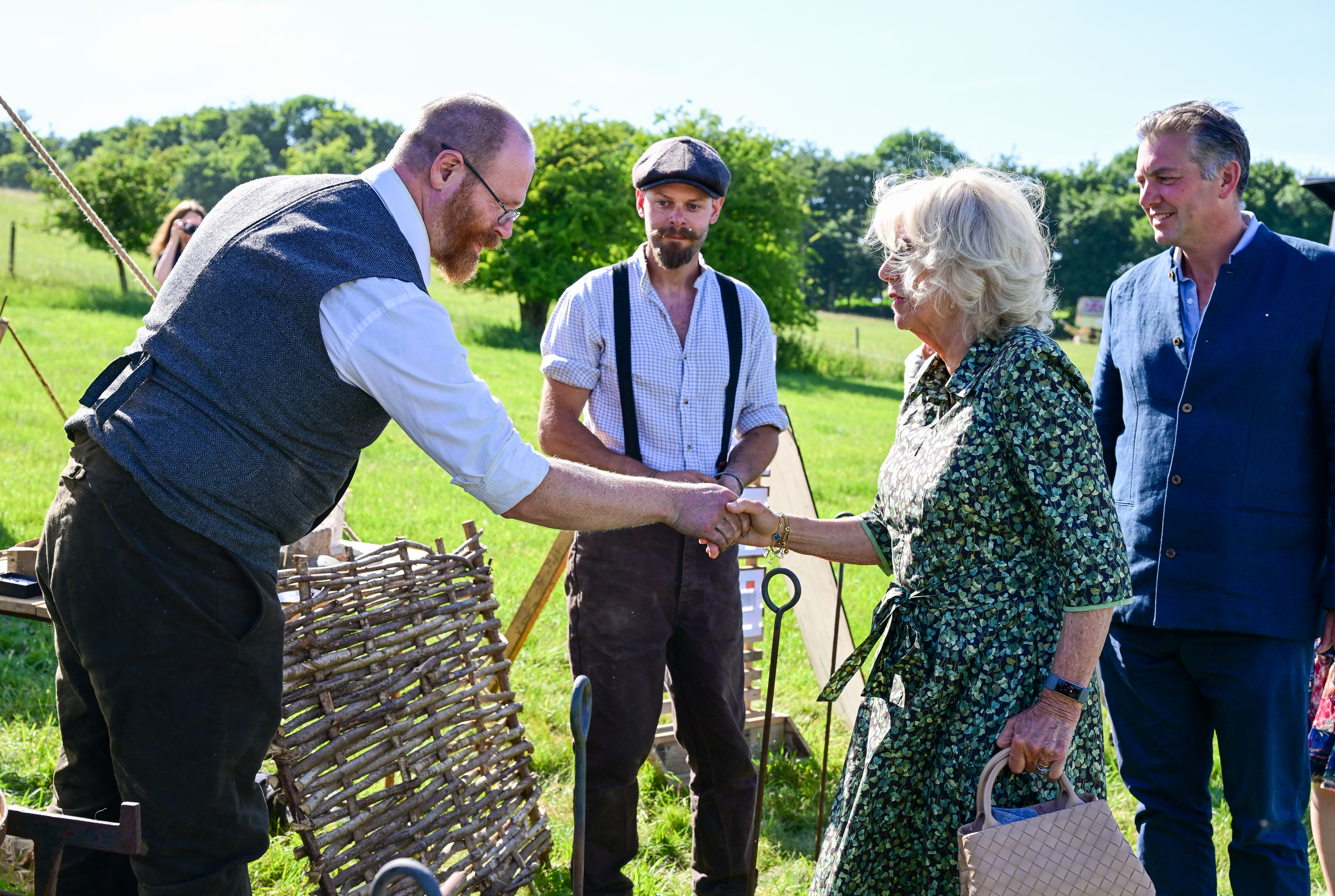 The Duchess of Cornwall meets craftsman