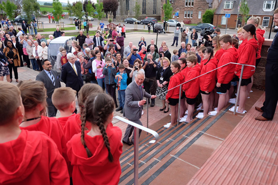 The Duke of Rothesay re-opens the pool