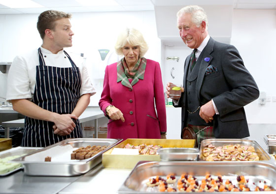The Duke and Duchess of Rothesay visit Ballater