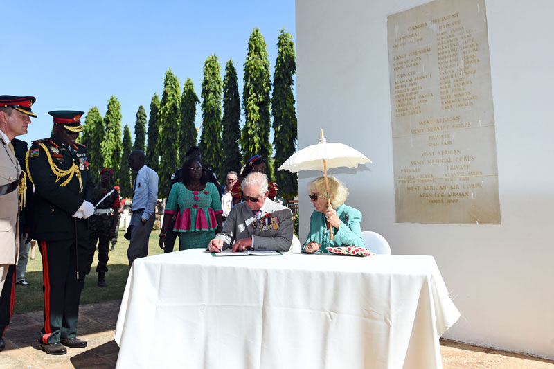 The Prince of Wales and The Duchess of Cornwall - The Gambia
