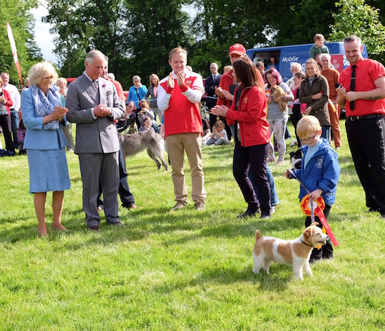 Their Royal Highnesses at the Dumfries House Dog Show