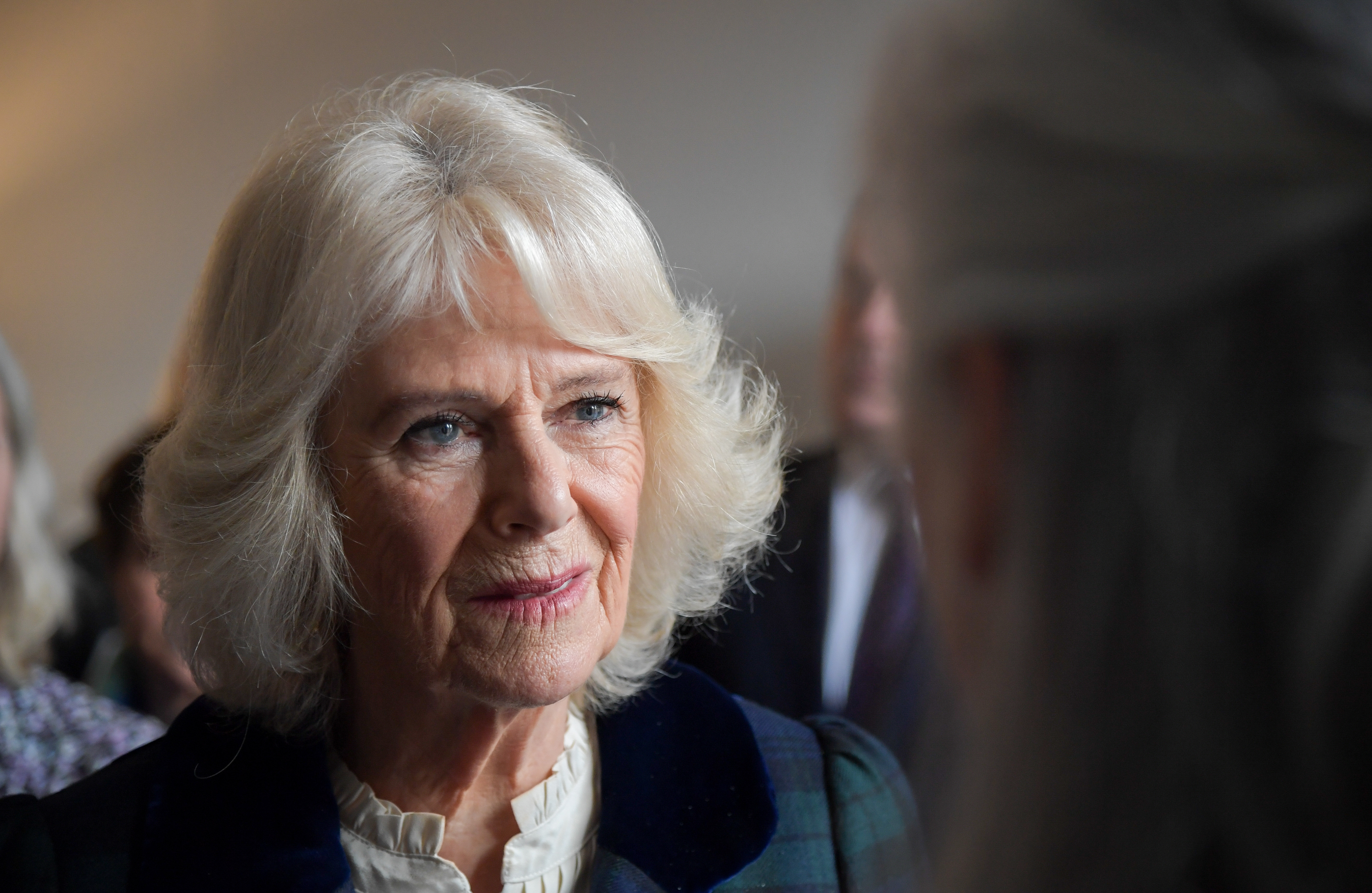 The Duchess of Cornwall meets staff at VOICES charity in Bath