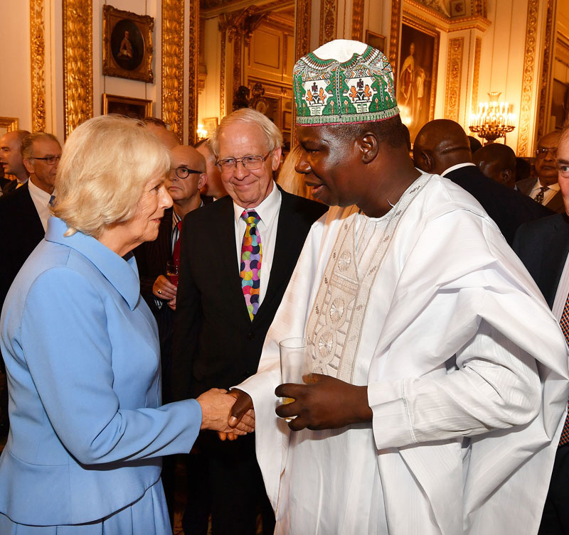 The Duchess of Cornwall attends a reception to mark the 150th anniversary of The Royal Commonwealth Society