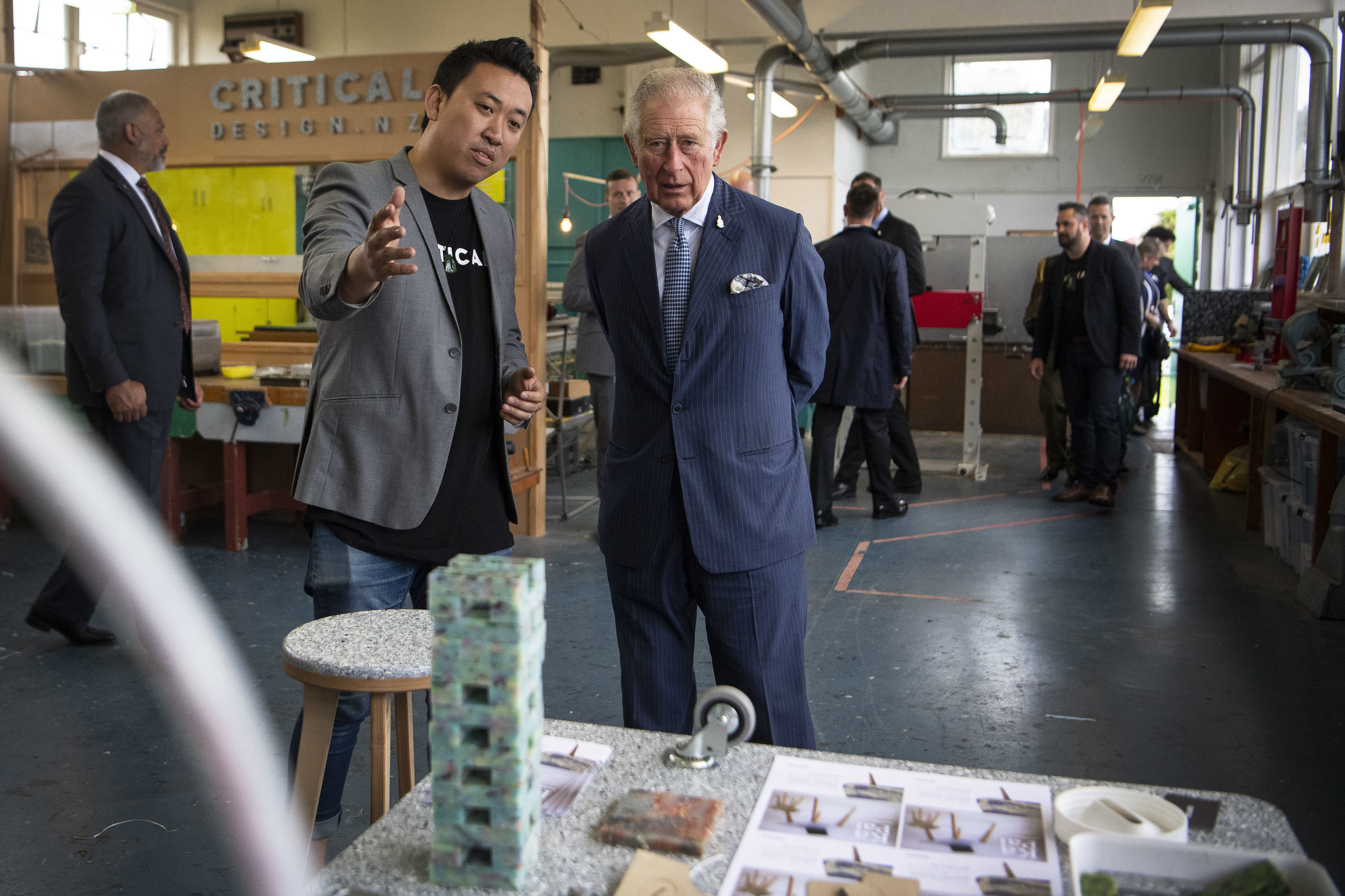 The Prince of Wales at Critical Design