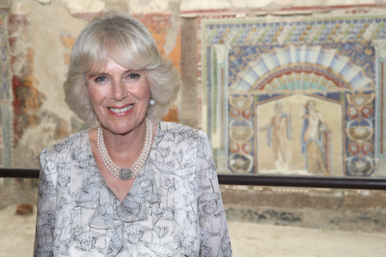The Duchess of Cornwall at Herculaneum