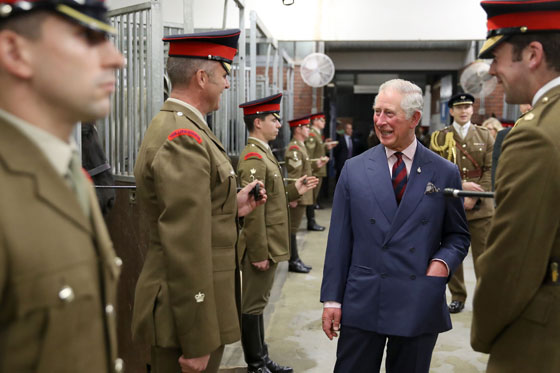 HRH at Hyde Park Barracks