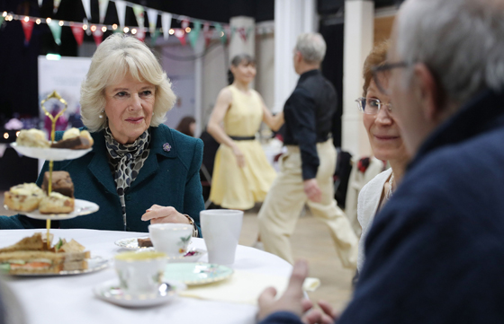 The Duchess attends a Royal Voluntary Service tea party