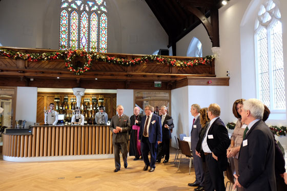 HRH tours Cornerstone Community Centre in Cardiff