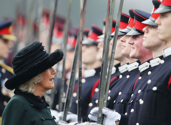 The Duchess of Cornwall inspects Cadets at The Sovereign’s Parade