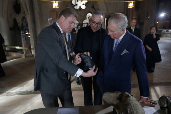 The Prince of Wales visits Westminster Abbey