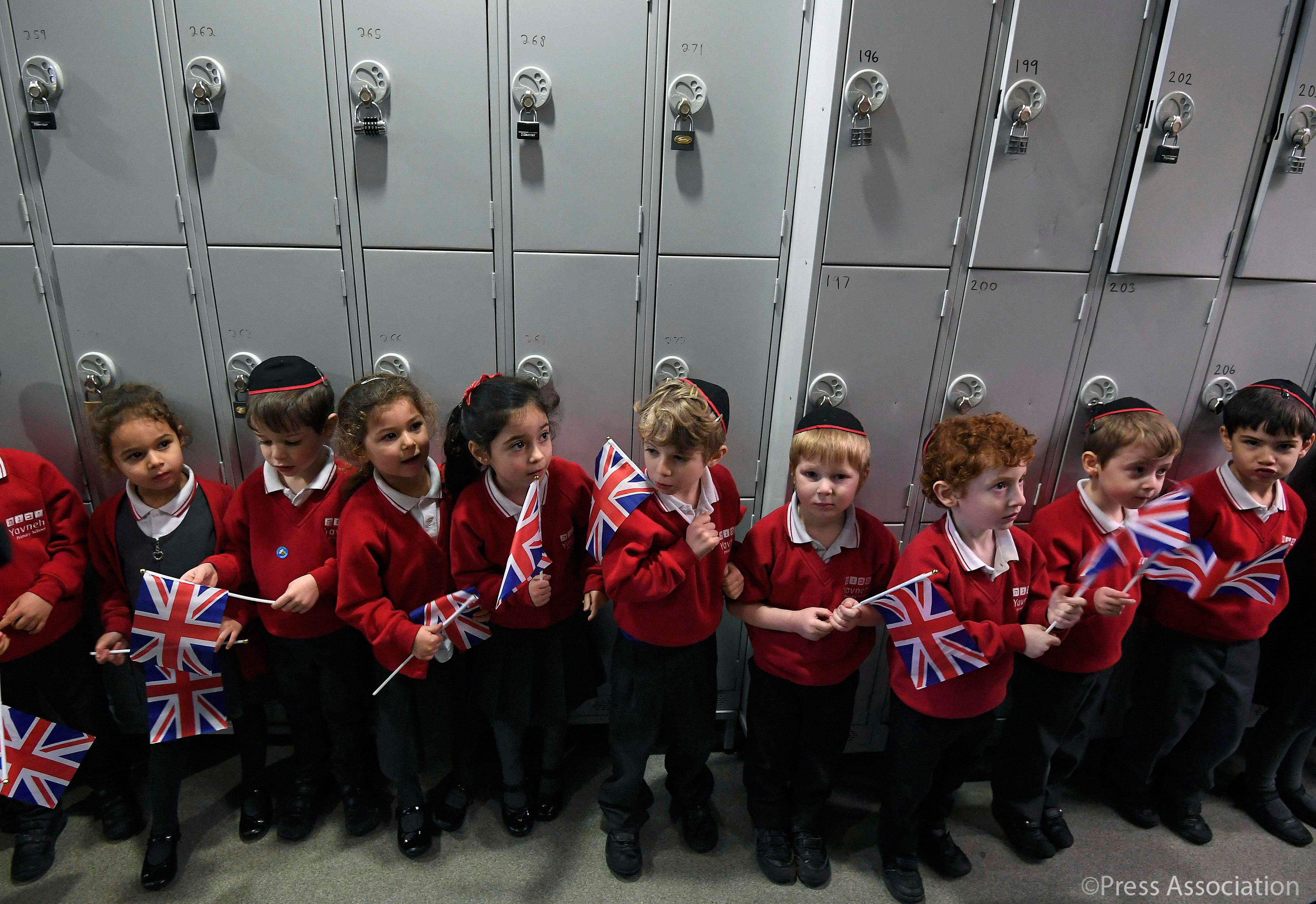Pupils at Yavneh School