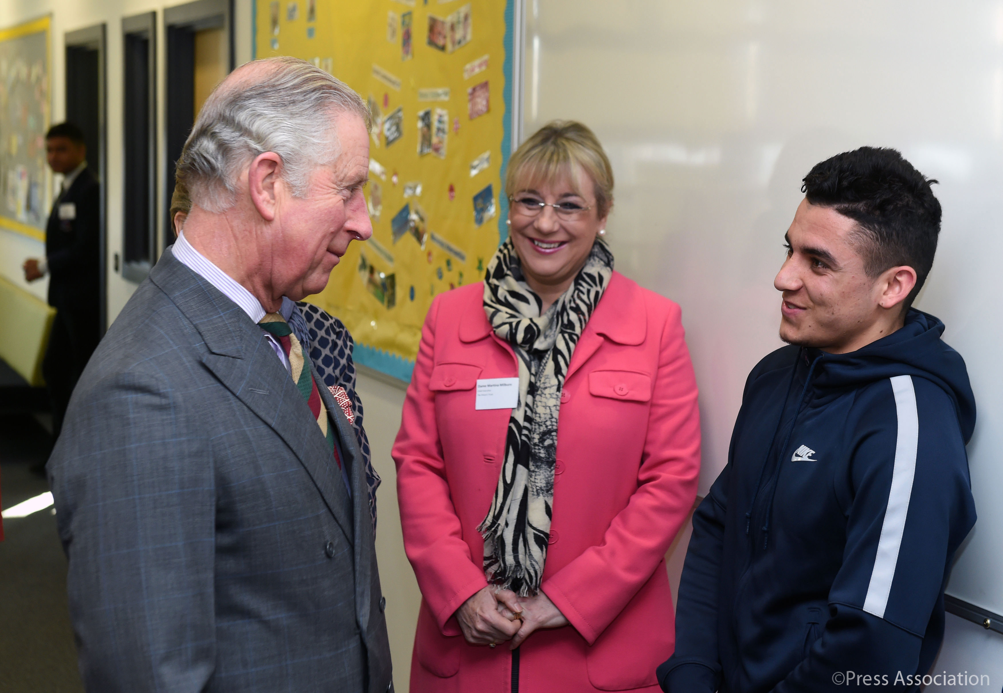 The Prince of Wales meets Baseer Omarkhil Khan from Afghanistan