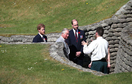 TRH visit the tunnel and trenches at Vimy Memorial Park