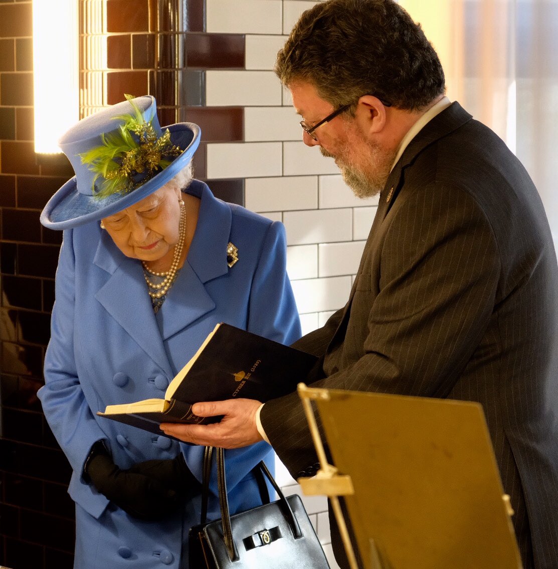 The Queen visits GCHQ 