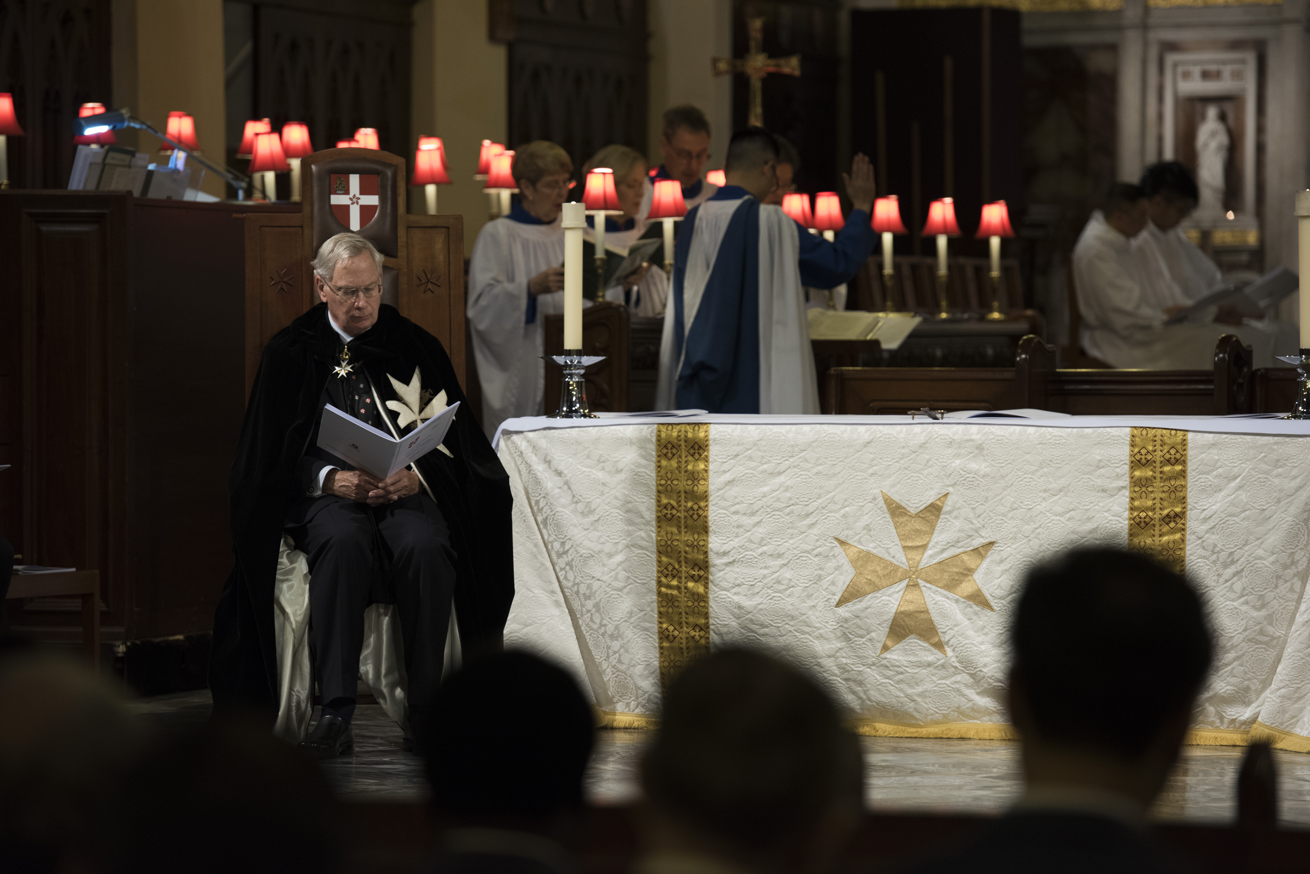 The Duke of Gloucester in Hong Kong Cathedral
