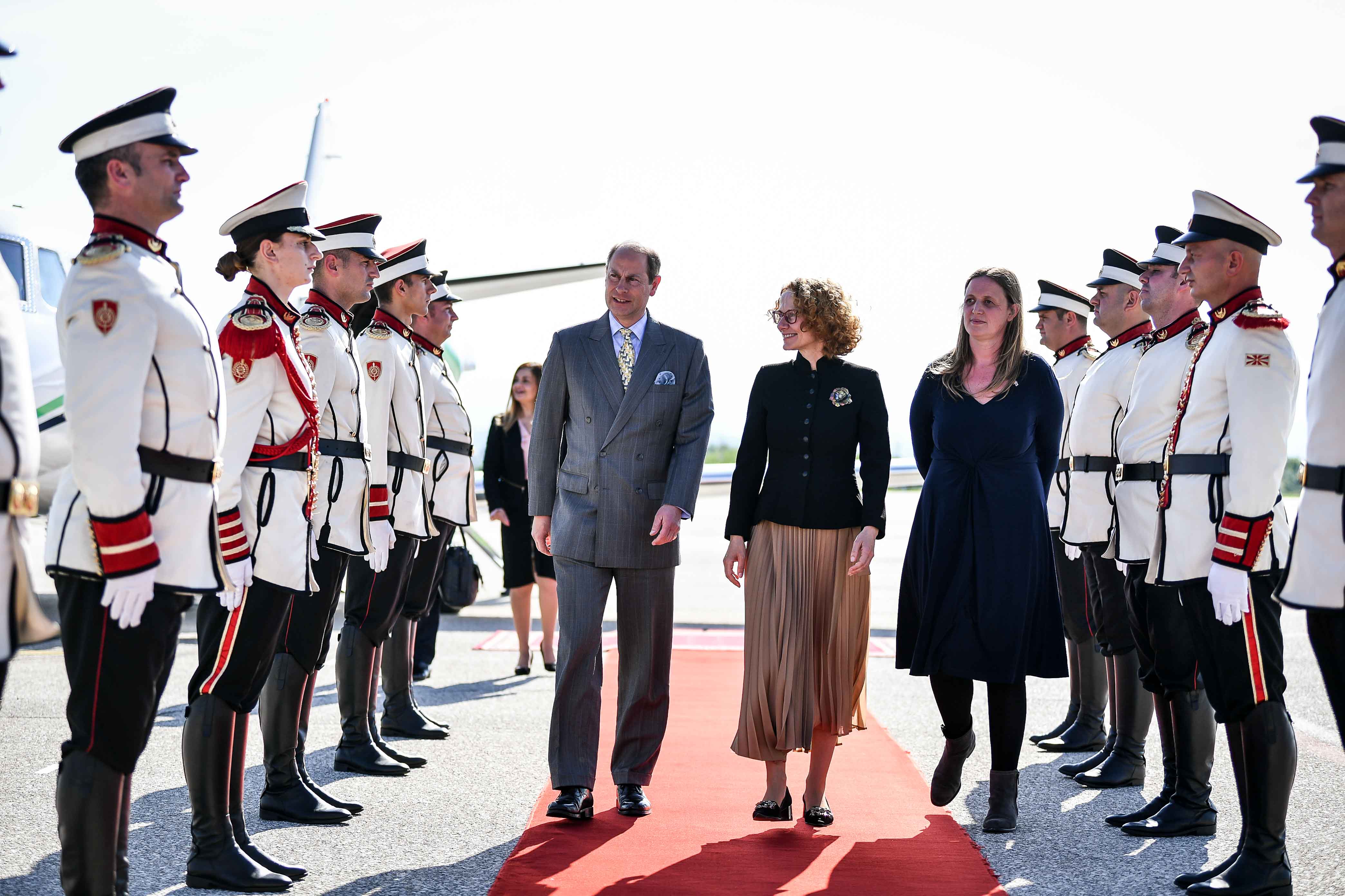 The Earl of Wessex visits North Macedonia