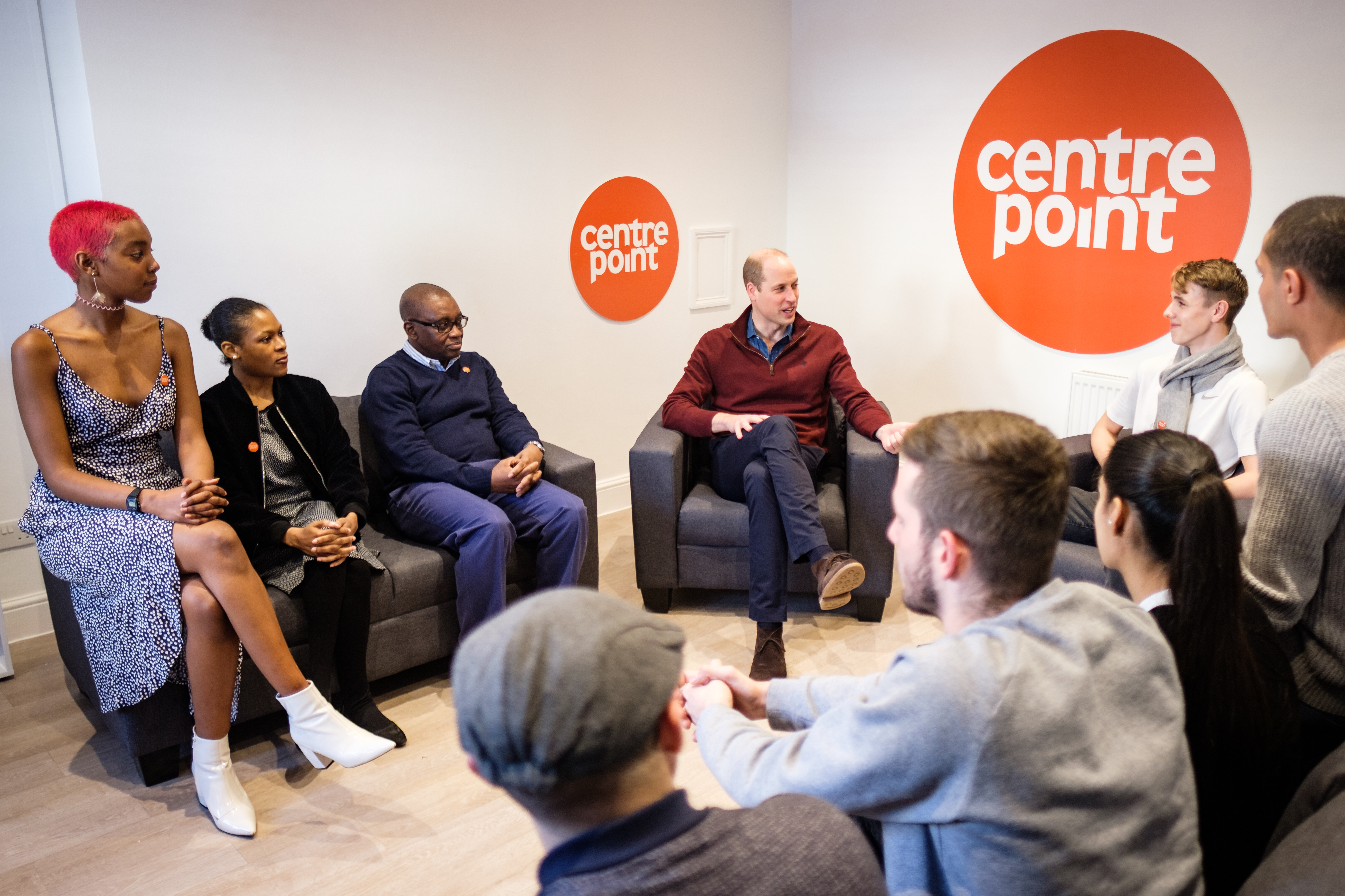 The Duke of Cambridge visits Centrepoint's new Apprenticeship House, as he marks 50 years of the homelessness charity.