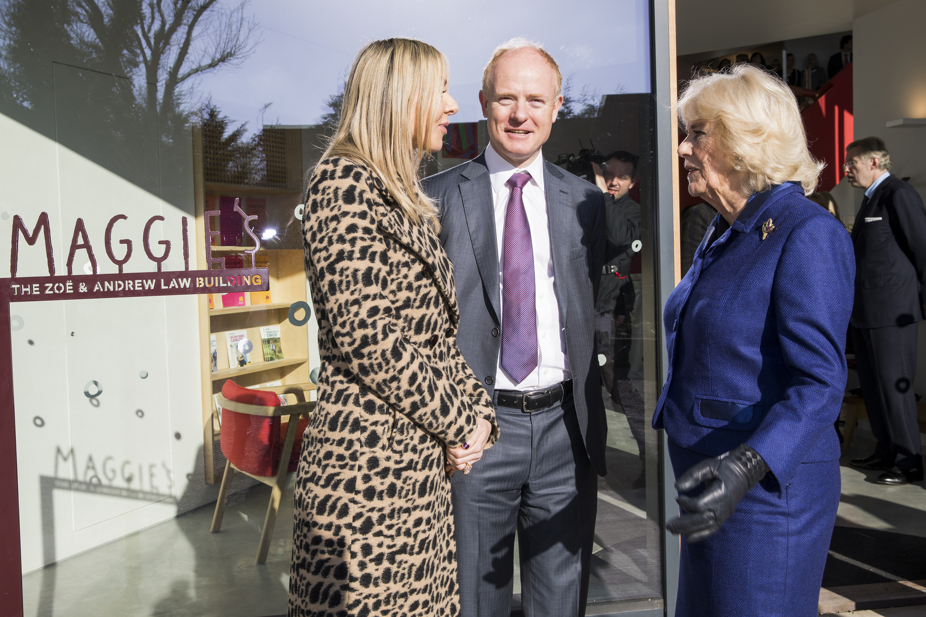 The Duchess of Cornwall visits Maggies Cancer Caring Centre 