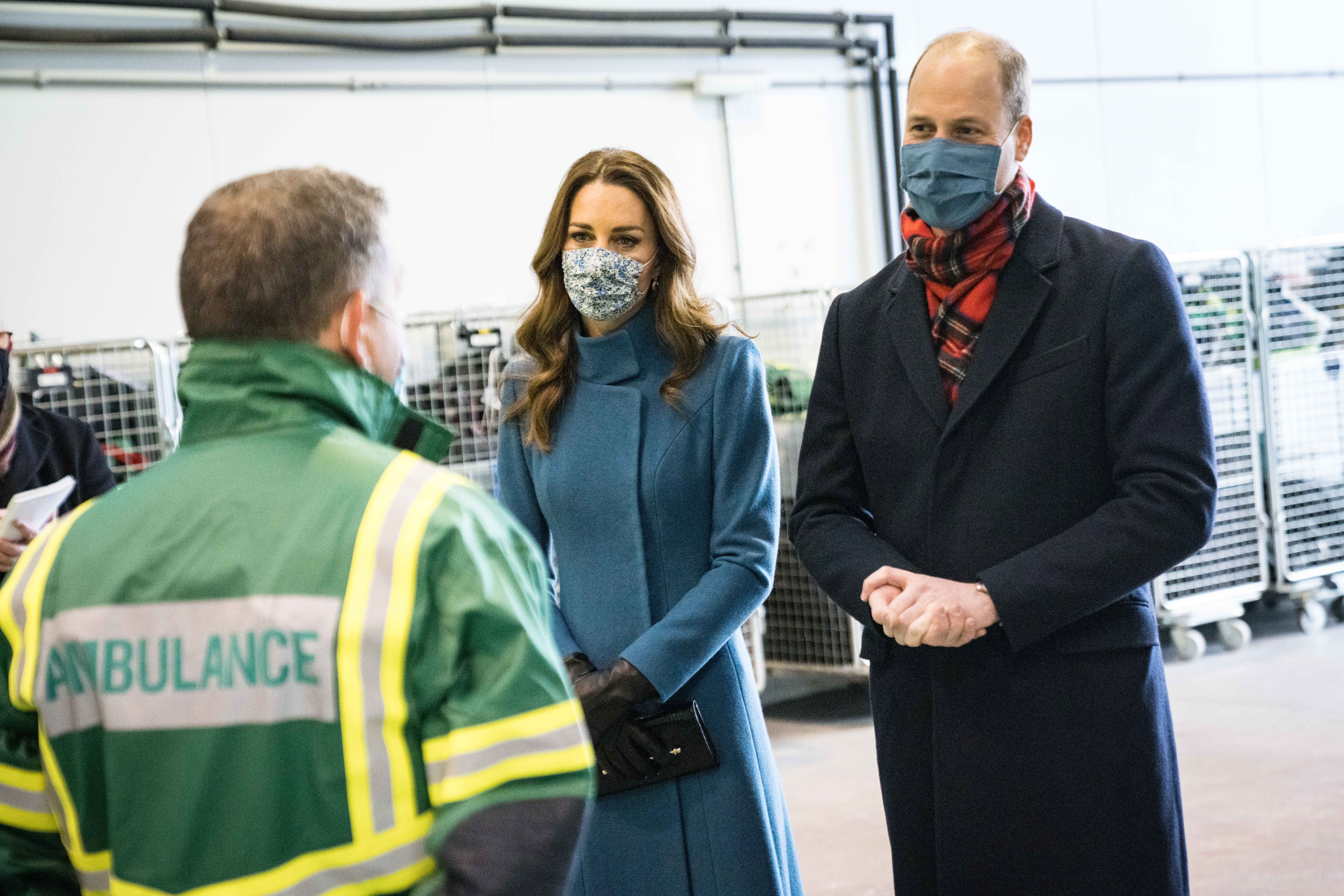 The Duke and Duchess of Cambridge visit the Scottish Ambulance Service