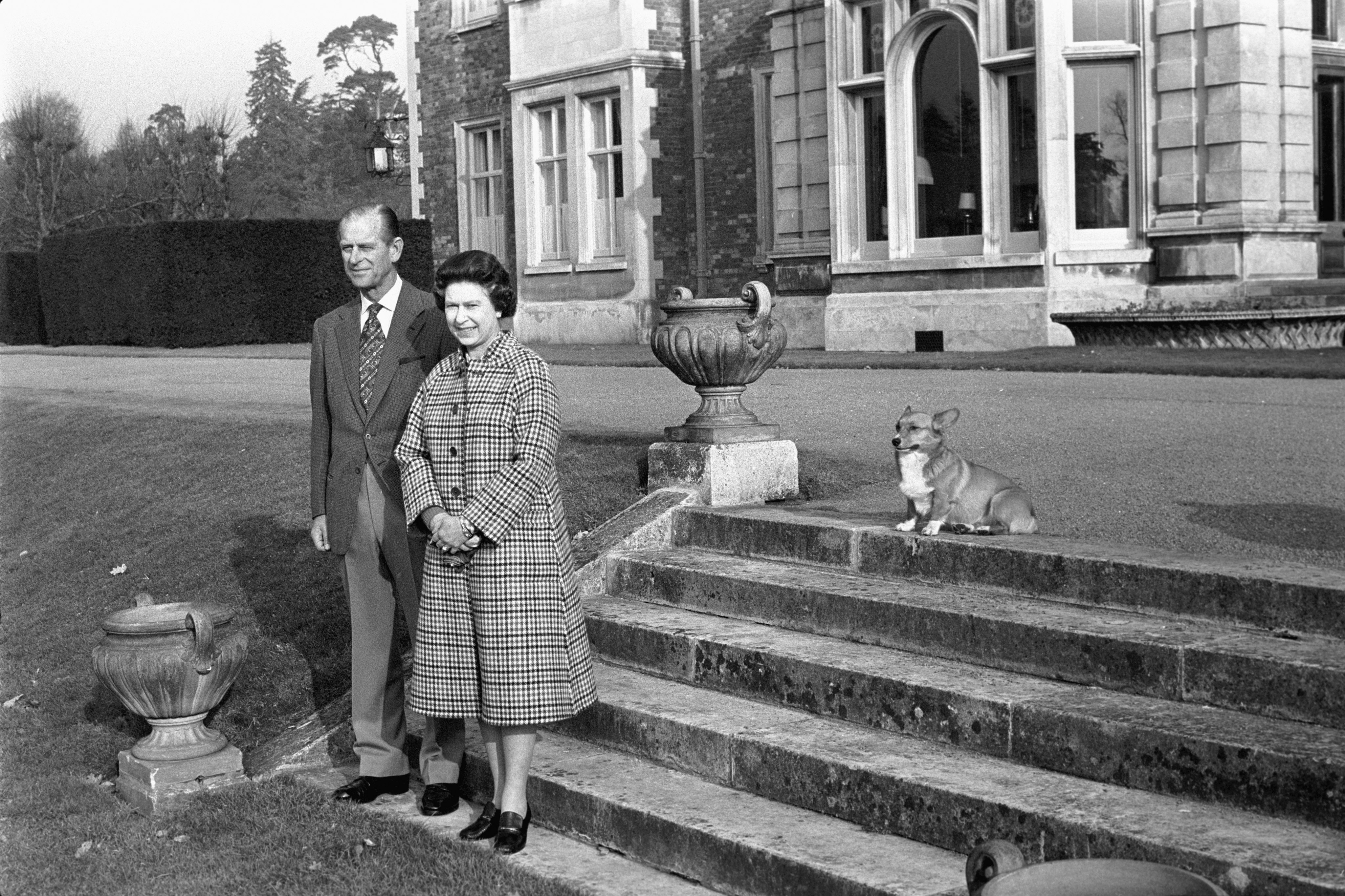 The Queen and The Duke of Edinburgh at Sandringham House