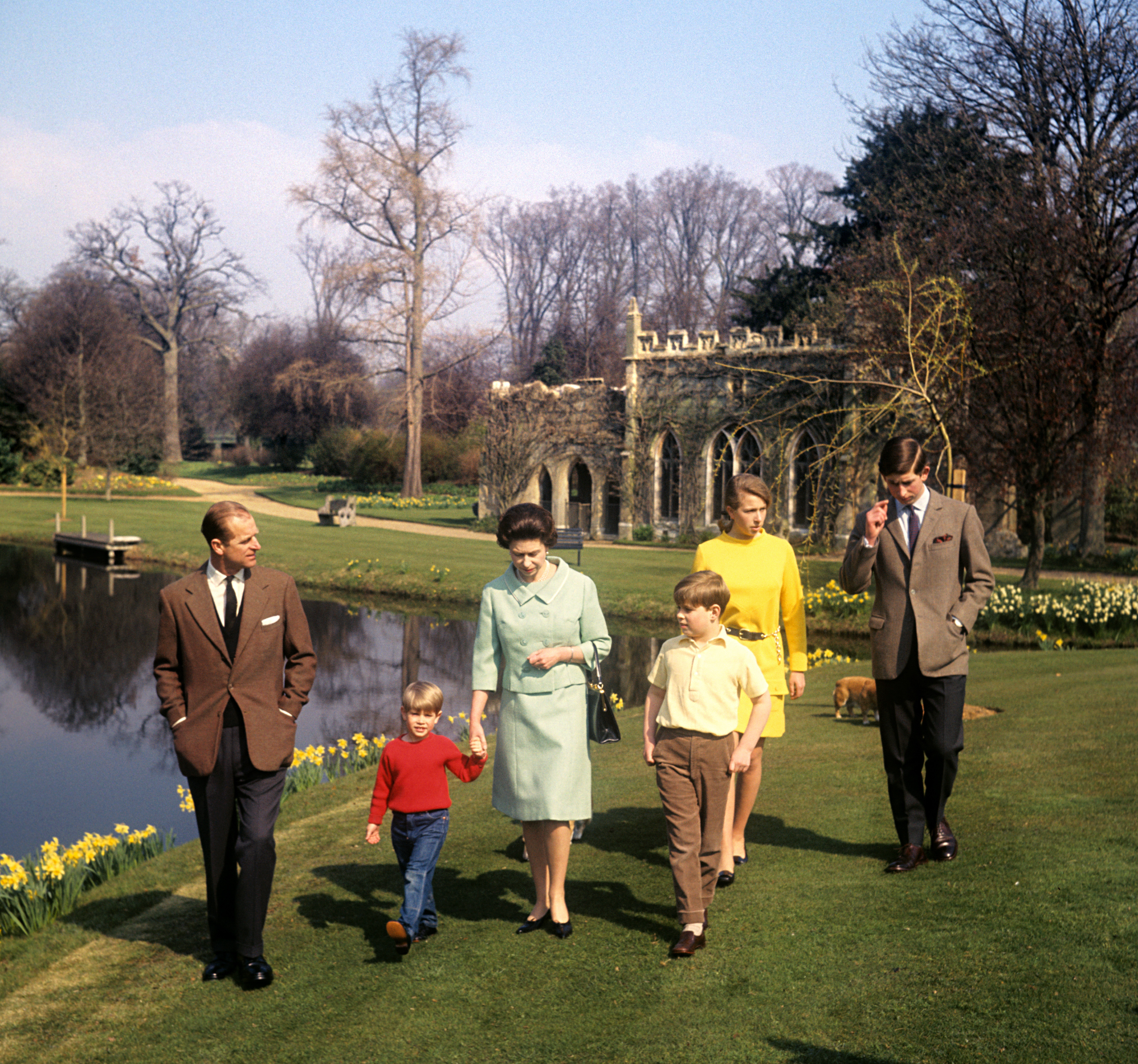 The Queen and her family at Frogmore