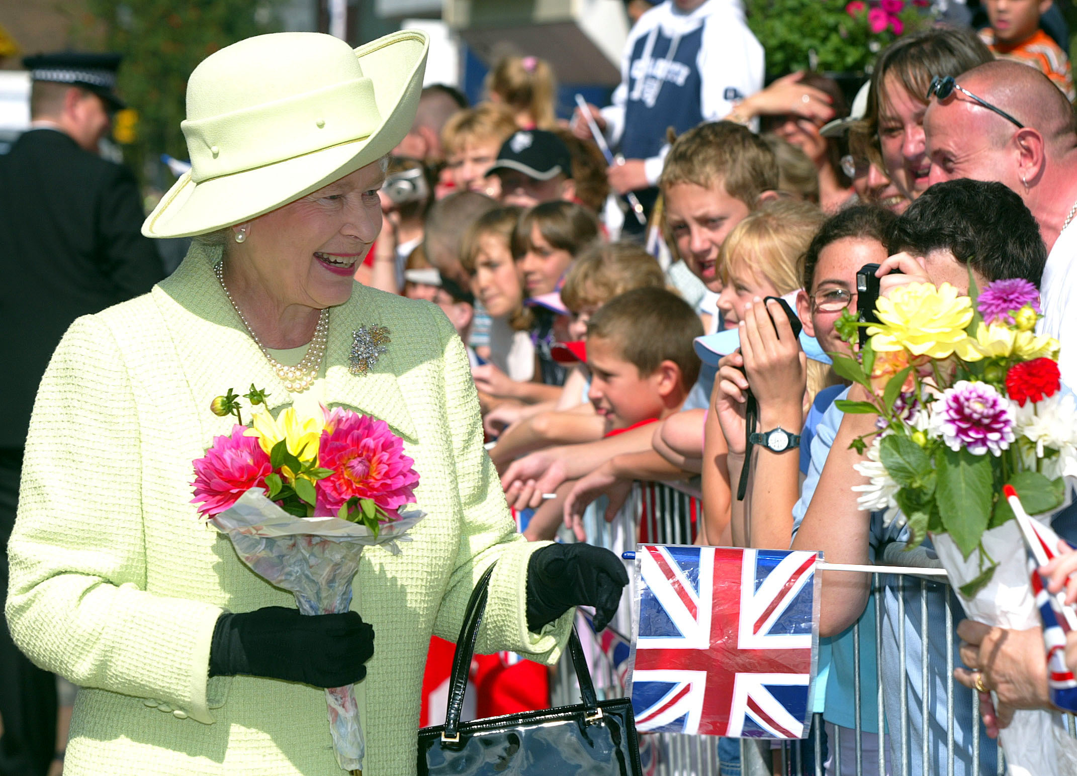 The Queen visits Preston in 2002